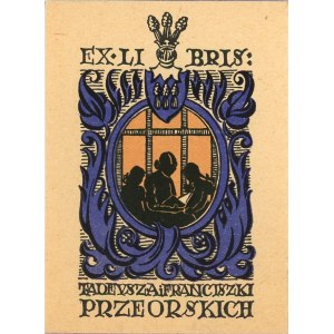 The ex-libris of Tadeusz and Franciszka Przeorski