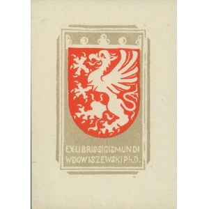 Exlibris of Zygmunt Wdowiszewski, designed by Tadeusz Przypkowski, 1955.