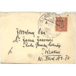 Wizytówka. Żuliński Edward, dr. med., Kraków, 1931.