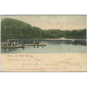 Kudowa Zdrój - Resting by the lake, 1903.