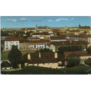 Krakow - General view from Podgórze, 1914.