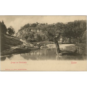 Ojców - Droga na Grodzisko, 1911.
