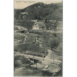 Ojców - Mouth of the Sąspówka River, ca. 1910.