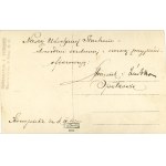 Wachmistrz, Chief of Polish Cavalry Opałko Marian with his wife, Częstochowa, Kamienica Polska, 1920.