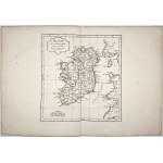 Map of Ireland - L`Irlande - Robert de Vaugondy, 1806.