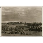 Voronocha - Surrounding landscape with church, J. Bulhak, Książnica Atlas, 1938.