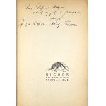 Fiedler Arkady - Bichos my Brazilian friends. Poznan 1931 Nakł. University Bookstore. Dedication by the author.