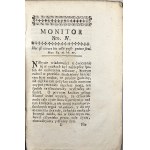 Monitor. 1765 No. II - LXXVIII. Warsaw in Druk. Mitzlerowskiey.