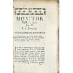 Monitor. 1770 No. I - LII. Warsaw in Druk. Mitzlerowskiey.