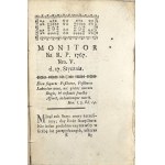 Monitor. 1767 No. I - LI. Warsaw in Druk. Mitzlerowskiey.
