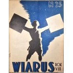 Wiarus 1937. no. 25-52. organ of the Non-Commissioned Officer Corps of the Land Army, Navy, and Border Protection Corps. SEMIANNUAL.
