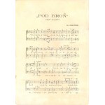 [Notes] Under Arms. Poem by M. Smolarski for male chorus. Proceeds to the Legions 1915.