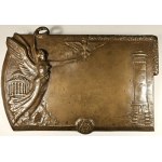 Lopienski brothers - plaque, Waterworks, Warsaw, ca. 1920.