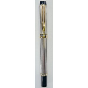 Pen - Waterman Man 100 solid silver with 18 ct...