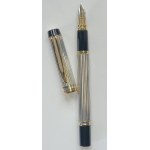 Pen - Waterman Man 100 solid silver with 18 ct...