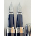 Pen - Two Waterman Exception fountain pens in black...