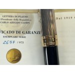 Pen - In 2001, when Italy entered the Euro monetary system...