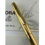 Pen - Vintage Aurora Ballpoint in solid 18 ct gold...