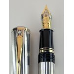 Pen - Sheaffer Grand Connaisseur in silver with godron pattern in perfect condition...