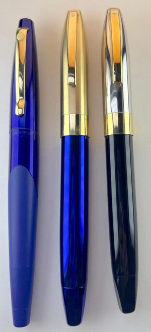 Pen - Lot of 2 Sheaffer Legacy rollerballs and a blue Sheaffer Intrigue fountain...