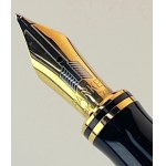 Pen - Parker Duofold International with silver casing in perfect...