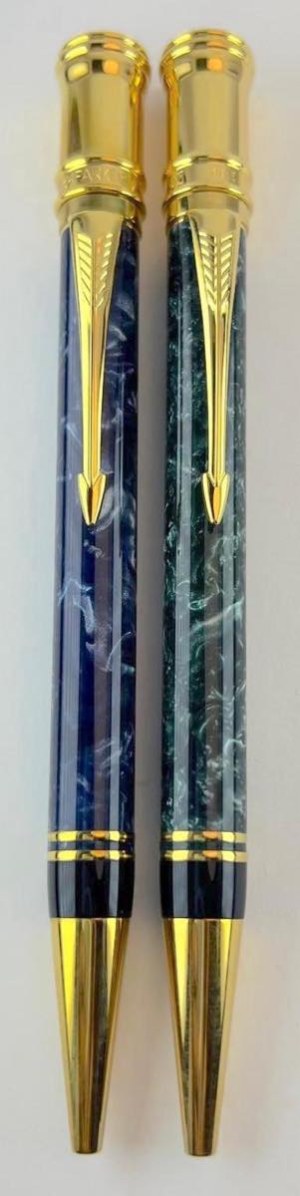 Pen - Lot of two Parker Duofold ballpoints in unused condition...