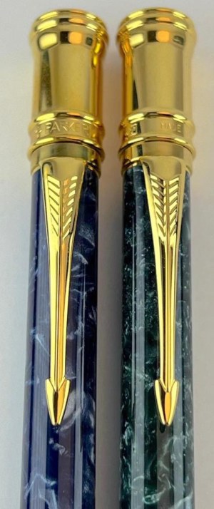 Pen - Lot of two Parker Duofold ballpoints in unused condition...