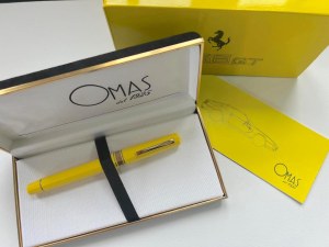 Pen - The 456 GT yellow rollerball was introduced in 1992 to celebrate the launch of the Ferrari...