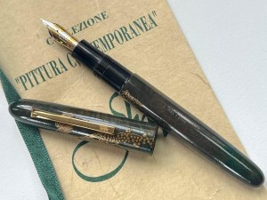 Pen - This Precious Omas Ogiva with Taka Maki-E decoration is part of the “Pittura Contemporanea Collection”...