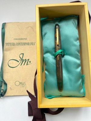 Pen - This Precious Omas Ogiva with Taka Maki-E decoration is part of the “Pittura Contemporanea Collection”...
