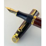 Pen - Caran d’Ache Geneva in tortoise lacquer in unused condition...