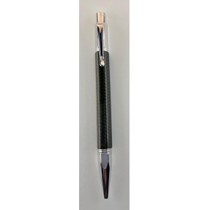 Pen - Precious Caran D’Ache ballpoint in carbon fiber with palladium...