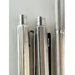 Pen - Three Caran d’Ache ballpoints in silver 925: two Ecridors and a Madison in perfect condition...