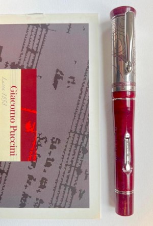 Pen - This 2006 pen pays homage to the life and work of Giacomo Puccini...