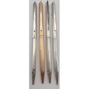 Pen - Lot of 4 Dupont Classic mechanical pencils in various materials...