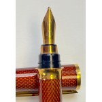 Pen - This top of the range Montparnasse Chairman XL amber lacquer model...