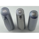 Pen - Lot of three BMW fountain pens in sold aluminium and leather...