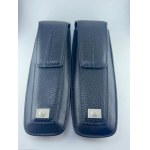 Pen - Lot of three BMW fountain pens in sold aluminium and leather...