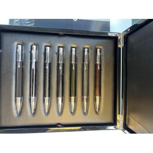 Pen - This set o 7 Various ballpoint was designed to offer an original approach to black and its power...