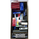 Pen - Lot of 38 ink bottles most of which unused and unopened of various brands and colors...