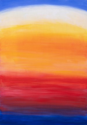 Alina Bloch, Composition P1- Red, 2025