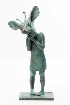 Magdalena Karlowicz, Deer from the series Forest Children, 2022