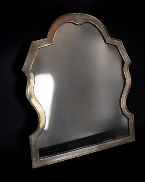 Mirror framed in a silver frame