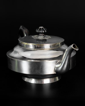 Silver tea pot, Poland 19th century.