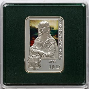Andorra 10 Diners 2008 MW Leonardo da Vinci
