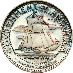 Anguilla 4 Dollars 1970 Atlantic Star