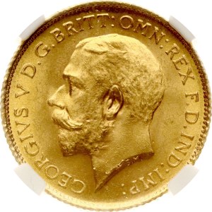 Australia 1/2 Sovereign 1915 S NGC MS 64