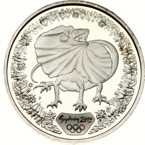 Australia 5 Dollars 2000 (1998) P Frilled-necked Lizard