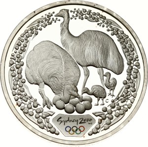 Australia 5 Dollars 2000 (1999) C Emu & Wattle