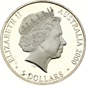 Australia 5 Dollars 2000 C Reaching the World 1